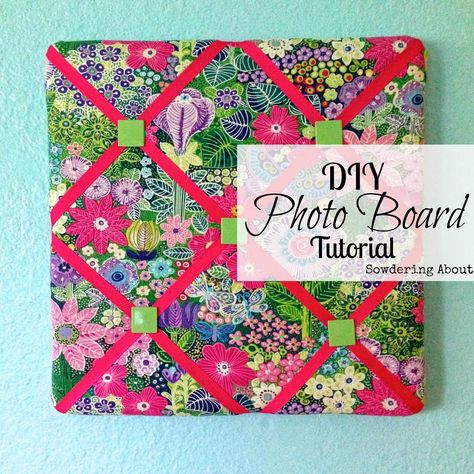 Diy Photo Board, Monkey Photo, Notice Boards, Photo Board, Photo Boards, Floral Photo, Adult Crafts, Crafty Craft, Crafty Projects