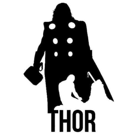 Hero Silhouette, Black Pen Sketches, Pen Sketches, Avengers Thor, Avengers Poster, New Thor, Baby Superhero, Cut Out Art, Cnc Art