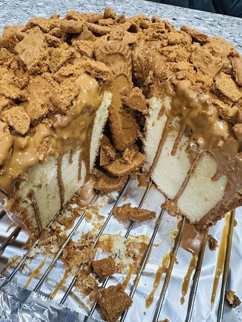 Black Peoples Pound Cakes | I tried the Mile High Cream Cheese Biscoff Cookie Pound Cake | Facebook Blondie Oreo Buttermilk Pound Cake, Mile High Cream Cheese Pound Cake, Buttermilk Pound Cake, Cream Cheese Pound Cake, Biscoff Cookies, Pound Cakes, Mile High, Pound Cake, I Tried