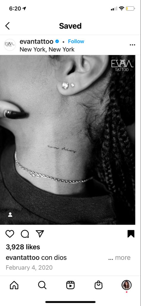 Con Dios Tattoo, Evan Tattoo, Creative Tattoos, Choker Necklace, Tattoos