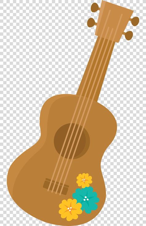 Hawaii Ukulele, Hawaiian Ukulele, Ukulele Art, Hawaii Theme, Transparent Background Image, Lilo Y Stitch, Clip Art Png, Aloha Hawaii, Lilo Stitch