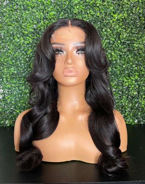 Curly wig Glueless unit hd closure wig inspo hair inspo Deep Side Part Wig, Curled Wig, Deep Side Part, Body Wave Bundles, Cap Baby, Glueless Wig, Baby Hairs, Baby Cap, Wave Hair