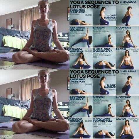 Yoga sessions are known to make you feel relaxed and zen. But by now we also know that yoga can be intense.The most popular pose is the lotus pose. You know the pose where they sit and say “ohm”.Here are 9 exercises to help you stretch to get you to do the lotus pose the right way. Influencer Goals, Lotus Pose Yoga, Calf Massage, Forward Fold, Lotus Pose, Cow Face, Beginner Blogger, Outfit Yoga, The Pose