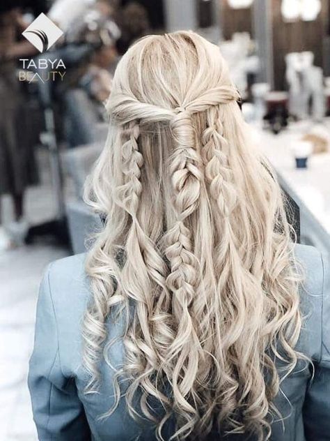 Viking Wedding Hair With Veil, Viking Wedding Hair, Wedding Hair Colors, Wedding Day Hair, Viking Wedding, Viking Hair, Beautiful Braided Hair, Wedding Hair Inspiration, Hair Up Styles