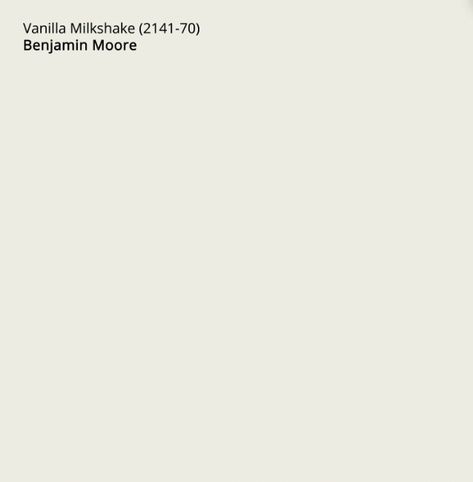 Benjamin Moore Vanilla Milkshake Benjamin Moore Vanilla Milkshake Walls, Vanilla Milkshake Paint Color, Benjamin Moore Milkshake, Vanilla Milkshake Benjamin Moore, Warm Cream Paint Colors, Benjamin Moore Cream, Sherwin Williams Alabaster White, Benjamin Moore Exterior, Cream Paint Colors