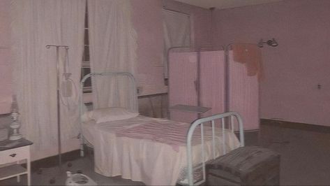 Rooms Decoration, Weirdcore Aesthetic, Hospital Room, Dreamcore Weirdcore, Weird Dreams, Pink Walls, Creepy Cute, My New Room, Pink Aesthetic