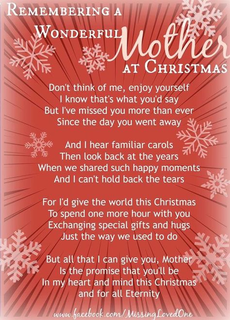 Remembering A Wonderful Mother At Christmas Pictures, Photos, and Images for Facebook, Tumblr, Pinterest, and Twitter Merry Christmas In Heaven Mom, Heaven Mom Quotes, Missing Mom In Heaven, Missing Mom Quotes, Christmas Love Quotes, Miss You Mum, Merry Christmas In Heaven, Mom In Heaven Quotes, Miss You Mom Quotes