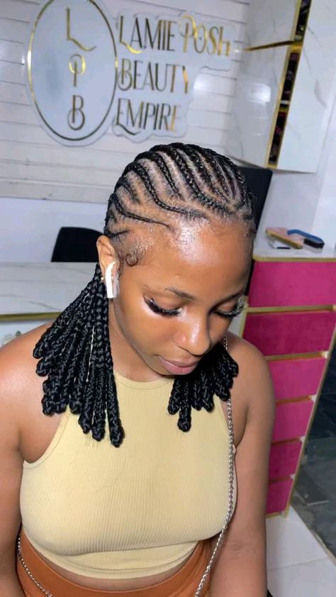 #cornrowstyles #cornrowshairstyles #braidsforblackwomen Braided Cornrow Hairstyles All Back, Cornrow Short Braids, Ghana Weaving Styles For Natural Hair, Natural All Back Cornrows, Simple Cornrows Styles, Up Style Cornrows, Simple All Back Hairstyles Braids, Back Cornrows Braids For Black Women, Natural Hair Cornrows Styles