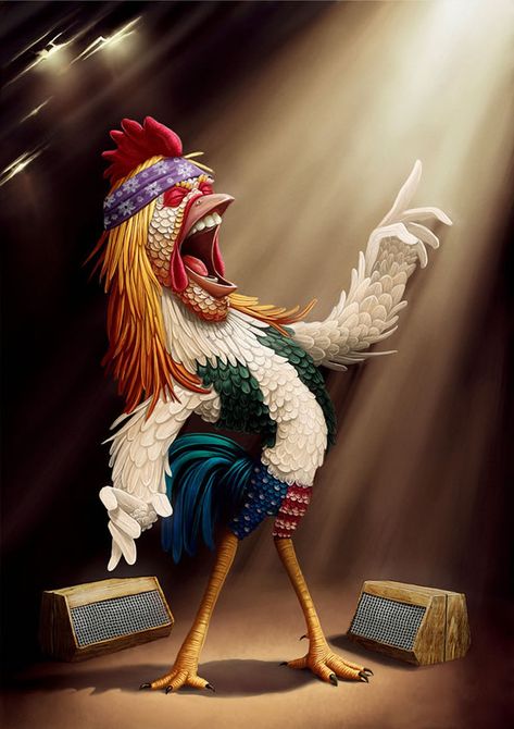 The Illustrations of Tiago Hoisel - Tuts+ Design & Illustration Article Rooster, Illustrations