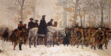 Being ten unexpected and edifying quotations from the third winter encampment. I - “We live uncommonly well for Camp…We have Milk and sugar in plenty…I have my hair powdered every day.…”Samuel Ward, Jr. to Phebe Ward, Valley Forge, 5 May 1778.The letters of “Sammy” Ward, who had been married only a month when he came to Valley Forge, reflect both an ardor for his wife, Phebe, and for the service. He writes of joyfully anticipating holding dearest Phebe “in my arms” and being “pressed to your ... George Washington Painting, Continental Army, Native American Chief, Valley Forge, Founding Fathers, George Washington, Historical Society, American History, Soldier