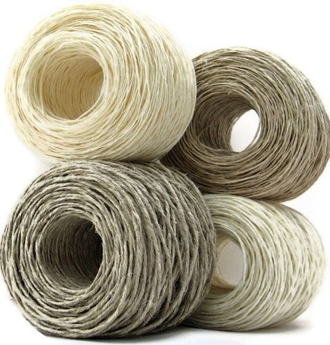 Hemp Yarn, Macrame Supplies, Hemp Twine, Wool Thread, Yarn Stash, Natural Fibres, Woven Bracelets, Fiber Arts, Natural Tones