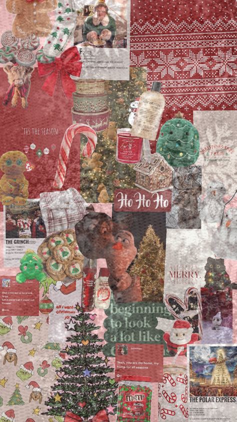 Christmas wp!! #wallpaper #christmas #fyp #christmaswallpaper Collage Christmas Wallpaper, Wallpaper Shuffle, Christmas Wallpaper Iphone Cute, Collage Christmas, Wallpaper Christmas, Christmas Wallpapers, Wallpaper Collage, Wallpaper Iphone Christmas, Aesthetic Collage