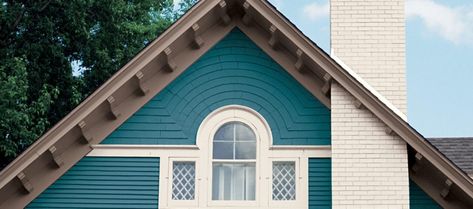 Turquoise Exterior House Paint Trim Paint Color, Exterior House Paint, Homemade Modern, Luxurious Interior Design, Exterior Paint Color, Painting Trim, House Paint Exterior, House Paint, Exterior Paint Colors