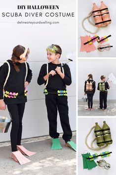 Diy Oxygen Tank Costume, Scuba Diving Costume Diy, Deep Sea Diver Costume, Marine Biologist Costume, Scuba Diving Costume, Diy Scuba Diver Costume, Scuba Diver Halloween Costume, Diver Halloween Costume, Scuba Costume