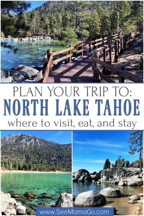 Lake Tahoe Trip, Tahoe Trip, Lake Tahoe Vacation, North Lake Tahoe, South Lake Tahoe, Travel List, North America Travel, Best Places To Travel, California Travel