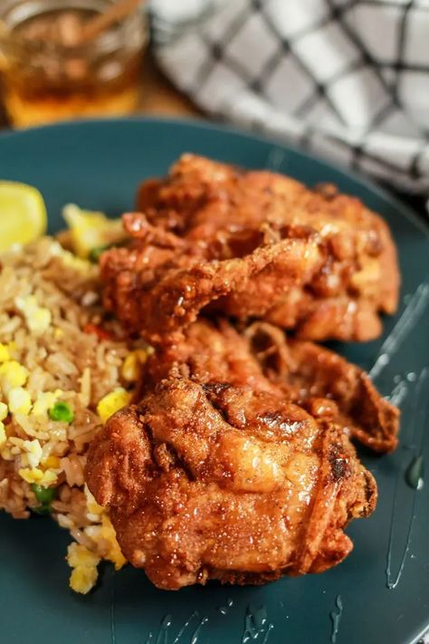 In another Full Plate adventure, we tried this Chinese five-spice fried chicken recipe. Chinese 5 Spice Chicken, Chinese Five Spice Chicken, Fried Chicken Brine, Honey Fried Chicken, Five Spice Chicken, Perfect Fried Chicken, Chinese 5 Spice, 5 Spice, Five Spice