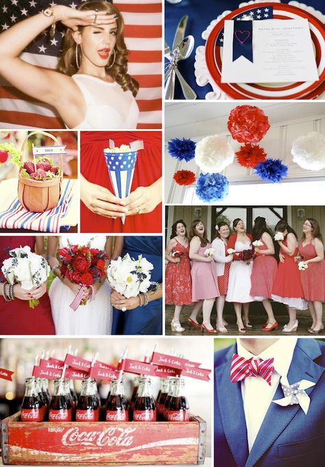 Are you excited about the Fourth of July? Don't you just love the thought of American white, red, and blue, festive fourth of July wedding? Check out our ending event to get something cool to throw your inspired wedding. # https://www.wedcoupon.com/sales Red White And Blue Wedding, July 4th Wedding, 4th Of July Wedding, White And Blue Wedding, Blue Wedding Theme, Patriotic Wedding, Red Wedding Theme, Military Wedding, Cub Scout