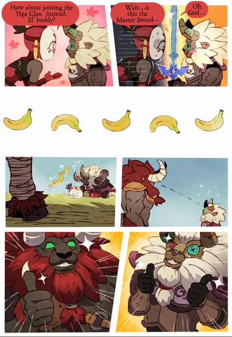 TLoZ: BoTW; 🍌 Yiga Clan, Link & Red Lynel ❤ Zelda And Link Totk Fanart, Yiga Clan Funny, Botw Link X Yiga Clan, Botw Link X Zelda Fanart, Link And Sidon Botw Fanart, Yiga Clan Link, Link X Yiga Clan, Botw Yiga Clan, Yiga Clan Fanart