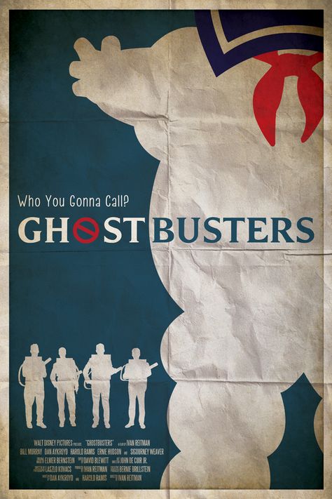 Ghostbusters Poster, Ernie Hudson, Ghostbusters 1984, Ghostbusters Movie, Episode Choose Your Story, Minimal Movie Posters, Ghost Busters, Horror Movie Posters, Walt Disney Pictures