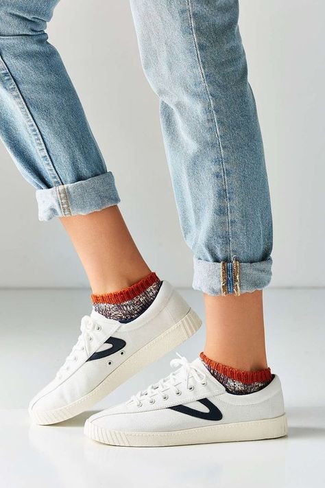 How to Style Tretorn Sneakers Like a Pro Tretorn Sneakers Outfit, Sweden Life, 1988 Fashion, Tretorn Sneakers, Shoe Business, High Heels Classy, Chic Sneakers, Tennis Sneakers, Sneakers Looks