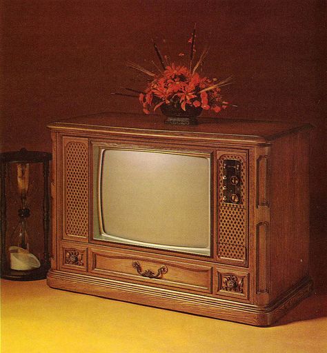 1971 Zenith Color TV-18 | Flickr - Photo Sharing! Old Television, Liquor Bar, Tv Vintage, Mighty Oaks, Vintage Television, Television Set, Tv Sets, Tv Set, Tv Furniture