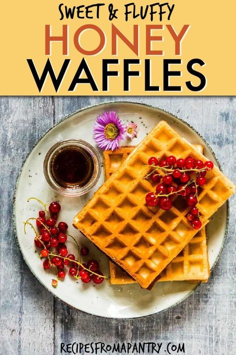 Honey Waffles, Honey Breakfast, Breakfast Quick, Easy Breakfast Recipe, Waffles Easy, Healthy Honey, Pumpkin Cake Recipes, Party Snack Food, Slow Cooker Desserts