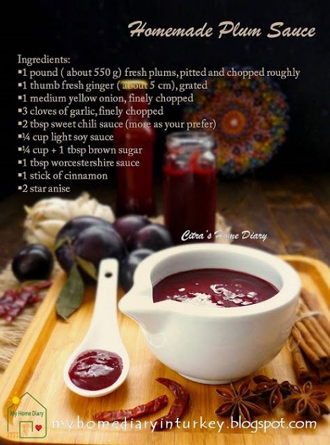 Ginger Plum Sauce, Chinese Plum Sauce, Plum Sauce Recipe Homemade, Homemade Plum Sauce, Thai Plum Sauce Recipe, Plum Sauce Recipe Chinese, Plum Sauce Chicken, Lemonade Cart, Herbalist Kitchen