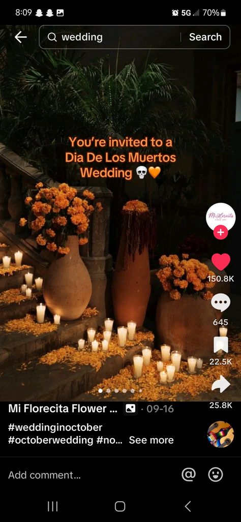 Hasta La Muerte Wedding, October Wedding, Youre Invited, Flowers