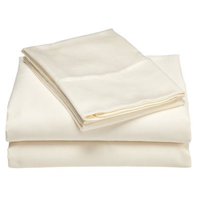 Wildon Home ® 300 Thread Count Wrinkle Resistant Sateen Sheet Set & Reviews | Wayfair Queen Bed Sheets, King Bed Sheets, Egyptian Cotton Sheets, Deep Pocket Sheets, Luxury Sheets, Sheet Sets Full, Cotton Sheet Sets, Sateen Sheets, Sheet Sets Queen