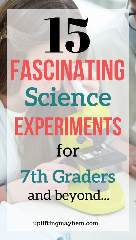 7th Grade Science Projects, Middle School Science Fair Projects, Life Science Experiments, Science Fair Experiments, Science Projects For Middle School, School Science Experiments, School Science Projects, Middle School Science Experiments, 7th Grade Science