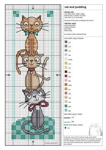 Durene Jones, Cross Stitch Owl, Cat Cross Stitches, Pattern Maker, Holiday Cross Stitch, Cat Cross Stitch Pattern, Cross Stitch Books, Pola Kristik, Cross Stitch Bookmarks