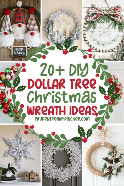 20 DIY Dollar Store Christmas Wreaths Christmas Porch Decorations, Diy Dollar Tree Christmas, Christmas Clothespins, Dollar Store Christmas Crafts, Burlap Christmas Wreath, Porch Decorations, Dollar Store Christmas, Dollar Tree Christmas, Christmas Mantel Decorations