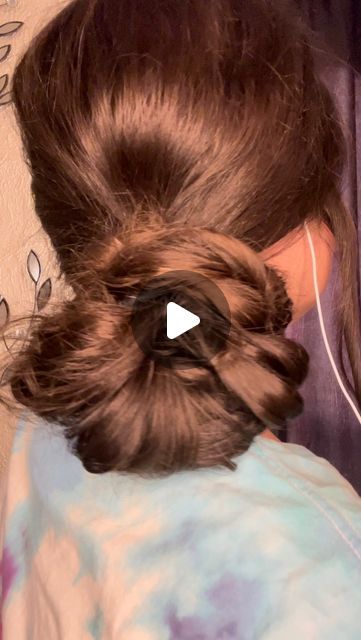 Bridges✨ on Instagram: "The theme for today was “braid”. I wanted to spice up my usual messy bun and this cute trick does just that. I always wear this as a casual hairstyle but I’m starting to think it would be a cute and quick formal hairstyle! 

#tutorialhairdo #longhairgoals #apostolic #apostolicfashion #apostolicpentecostal #apostolicstyle #hairandfashion #hairandfashionaddict #apostolichair#pentecostal #pentecostalfashion #pentecostalstyle #pentecostalhair #hairtutorial4you" Easy Pentecostal Hairstyles, Apostolic Updos For Long Hair, Apostolic Hairstyles Tutorial Long Hair, Apostolic Hairstyles Tutorial, Apostolic Hairstyles Easy, Apostolic Pentecostal Hairstyles, Apostolic Hairstyles, Pentecostal Hairstyles, Formal Hairstyle