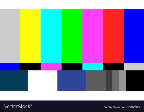 Smpte Color Bars Aesthetic, Tv No Signal Wallpaper, Tv Pixel Color, Television Png, No Signal Tv, Tv Screen Retro, Tv Vector, Mlp Au, Tv Branding