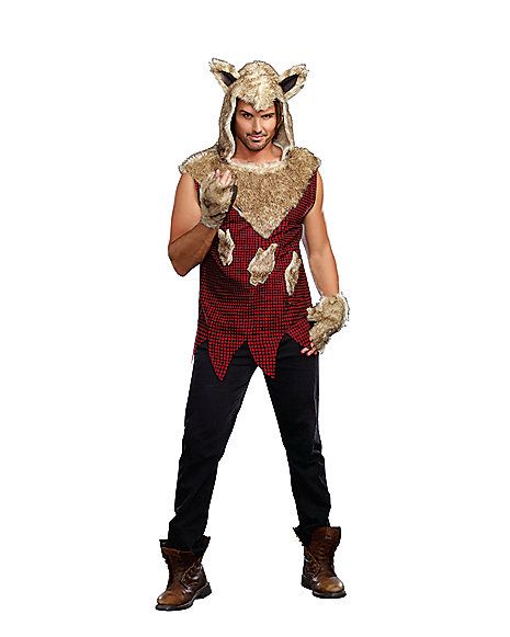 Bad Wolf Costume, Big Bad Wolf Costume, Fairy Tale Costumes, Wolf Costume, Horror Costume, Wolf Ears, Holloween Costume, Fur Gloves, Animal Costumes