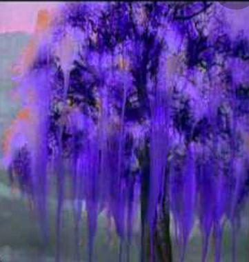 What Dreams May Come tree Beach Scene Painting, What Dreams May Come, Moon Rainbow, Tattoo Concepts, Scene Painting, Purple Tree, Purple Trees, Smart Art, We Movie