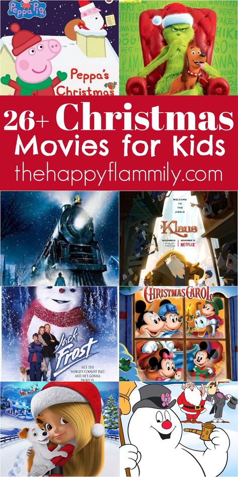 Christmas Animation Movies, Christmas Movies Theme Dinner, Christmas Animated Movies, Toddler Christmas Movies, Christmas Movie Themed Dinner For Kids, Christmas Movies For Toddlers, Christmas Movies Family, Kids Christmas Movies List, Best Christmas Movies For Kids