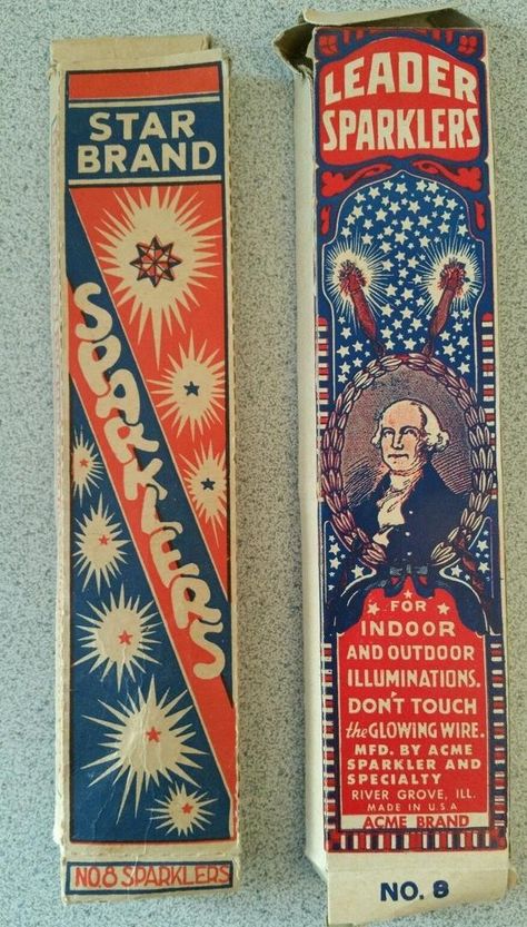 Vintage Star Brand and Leader Sparklers Vintage 4th Of July Images, Vintage Fourth Of July, Vintage Fireworks, Vintage 4th Of July, Patriotic Images, Vintage Patriotic, 4th July Crafts, Americana Art, Patriotic Art