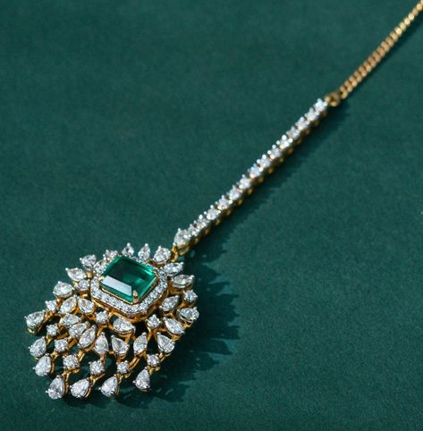 Diamond Buttalu, Diamond Tikka, Diamond Maang Tikka, Mang Tika, Tikka Jewelry, Maang Tika, Temple Jewelry Necklace, New Gold Jewellery Designs, Diamond Pendent