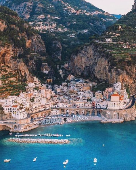 Italy Holiday Destinations, Atrani Italy, Positano Italy, Italy Holidays, Italy Aesthetic, Italy Travel Guide, The Amalfi Coast, Italy Photo, Visit Italy