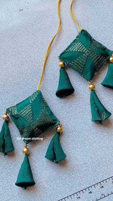 Frock Latkan Design, Pillow Latkan, Blouse Back Latkan Design, Blouse Back Hanging Designs, Lehanga Latkan Designs, Blouse Latkan Designs Latest, Choli Latkan Designs, Back Latkan Design, Blouse Latkan Designs Simple