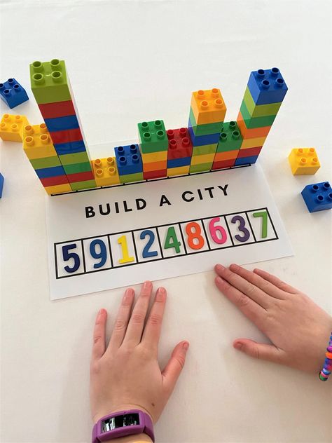 Build A City, Small Basement, Math Activities Preschool, Kindergarten Learning, Basement Renovations, Homeschool Activities, Classroom Crafts, Kids Learning Activities, Toddler Learning Activities