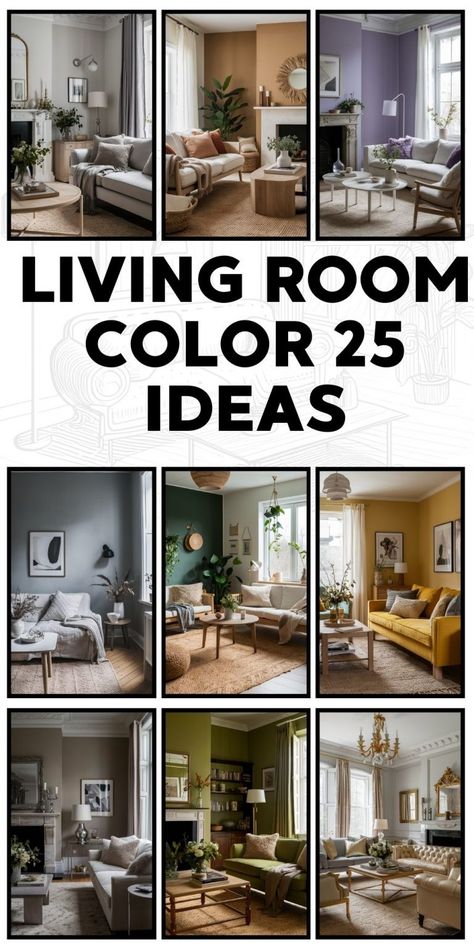 Living Room Remodel 20 Ideas 2025: Transform Your Space with Modern Trends 2025 Salon Trends, 2025 Living Room Trends, 2025 Living Room Decor Trends, Room Ideas Trendy, Trendy Color Combinations, Accent Wall Paint Colors, Good Living Room, Relaxing Living Room, Minimalist Living Room Ideas