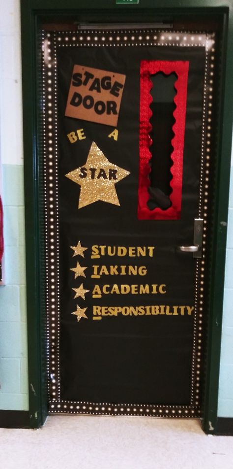 Hollywood Theme Classroom Door, Hollywood Theme Classroom, Hollywood Theme, Star Students, Leader In Me, School Decor, Theme Classroom, Door Decorations Classroom, Themed Classroom