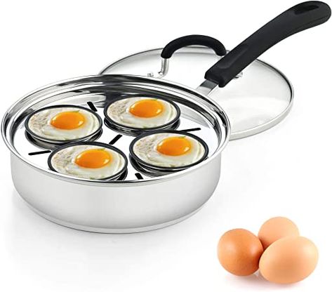 Egg Poacher Pan, Egg Cookers, Egg Poacher, Egg Cooker, Poached Egg, Leather Craft Tools, Cookware Sets, Egg Cups, Shopping Deals