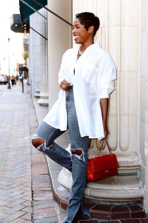 Channel Outfits, Chic Clothing Style, Look Jean, All Jeans, Summer Fits, Black Women Fashion, Nov 1, Style Expert, Fabulous Fashion