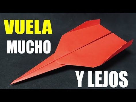 Como Hacer un Avión de Papel que VUELA MUCHO y LEJOS! Paper Airplane - YouTube Airplane Crafts, Acoustic Music, Paper Airplane, Paper Airplanes, Diy Gift Box, Paper Plane, Origami Art, Origami Crafts, School Activities