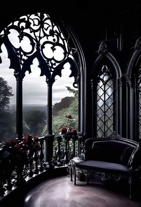 Goth Architecture, Gothic Manor, Vampire House, Goth Houses, Gothic Mansion, Gothic Interior, Gothic Castle, Castles Interior, Dark Home Decor