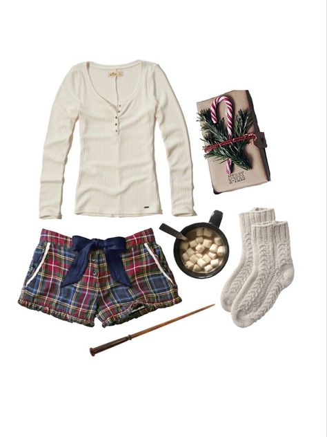 Christmas morning Harry Potter Dr Outfits, Harry Potter Outfit, Hermione Granger Outfits, Christmas Morning Outfit, Harry Potter Pyjamas, Pj Outfit, Hogwarts Outfits, Pajamas Aesthetic, Dr Wardrobe