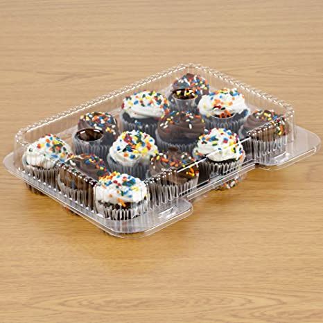 Cupcakes Packaging, Plastic Cupcake Containers, Pastry Stand, Cupcake Display Stand, Cupcake Packaging, Cupcake Carrier, Cupcake Container, Small Cupcakes, Cupcake Tray